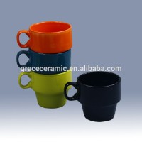 Elegant Stoneware Fine Porcelain Ceramic Creative Coffee Mugs Cup Set