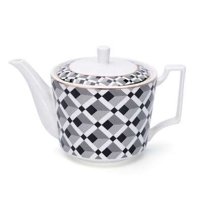 2020 new design porcelain Custom china teapot wholesale