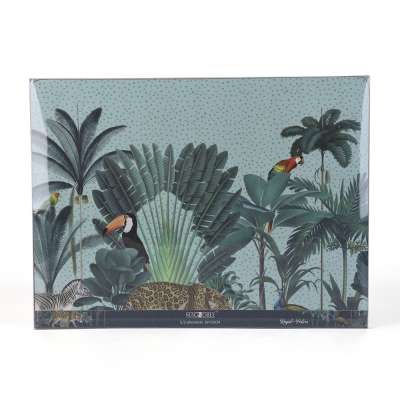 customized cork back placemats jungle animal design placemat for dining table