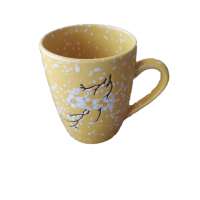 stoneware handpainted mugs ceramic