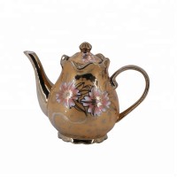 Cheap Antique arabic Metal Coffee Pot gold color ceramic tea pot